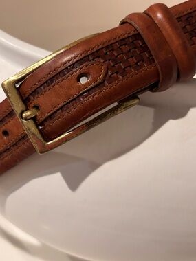 Allen Edmonds Woven Leather Belt